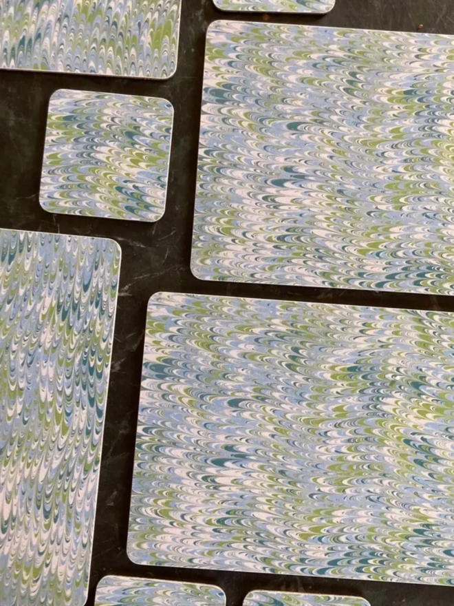 Rectangular Table Mats. Table mats in Vittle.