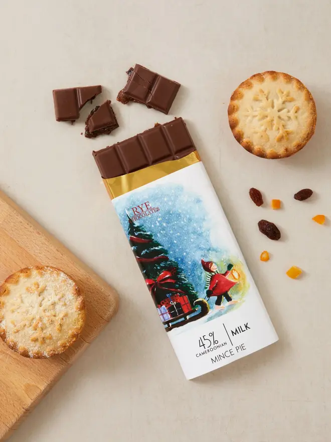 Mince Pie Milk Chocolate Bar - 45% Cameroonian
