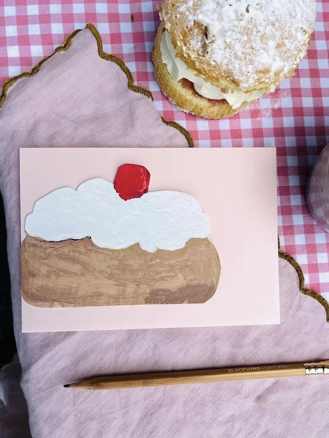 Iced Bun Card