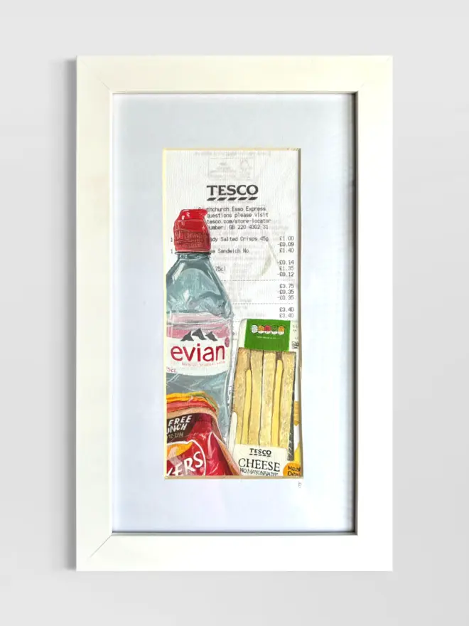 Bland Meal Deal Receipt Print, against a white background. 