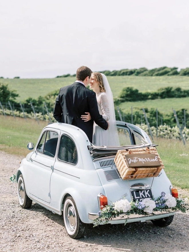 just married sign