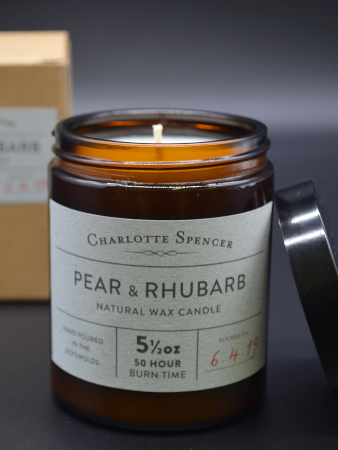 Pear & Rhubarb Candle