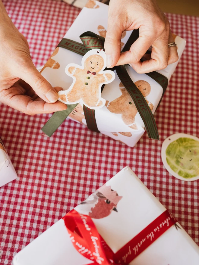 Gingerbread Man Gift Tag 