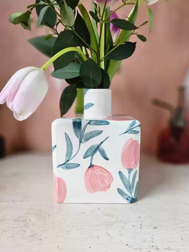 Handmade large ceramic vase