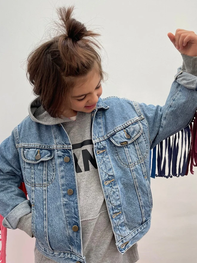 Upcycled Vintage Denim Jacket