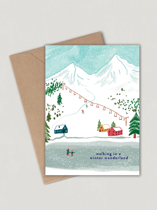 winter wonderland Christmas card