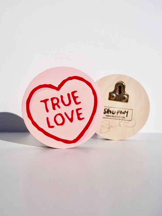 True Love love heart painted by Show Pony