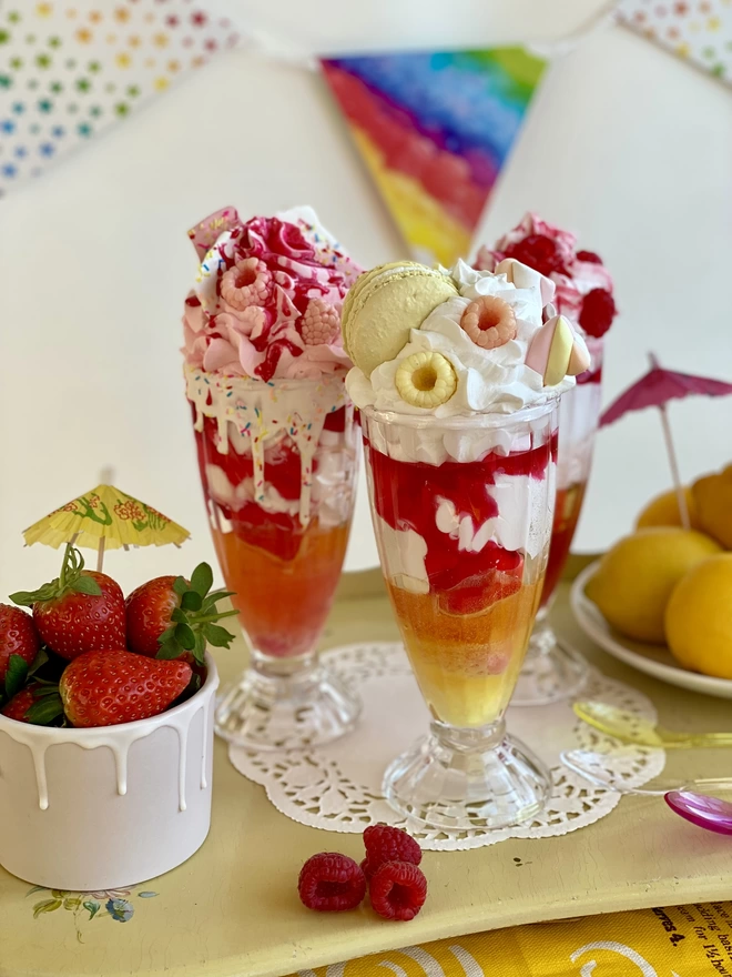 Desserts for Display Ice Cream Shop