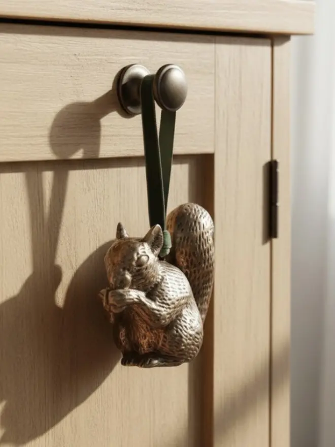 squirrel metal hanging decoration hanging on drawer knob