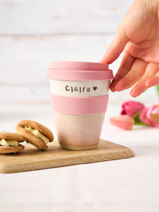 personalised ceramic travel mug
