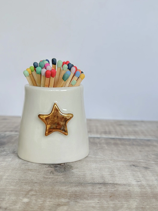 Ceramic Golden Star Match Striker 