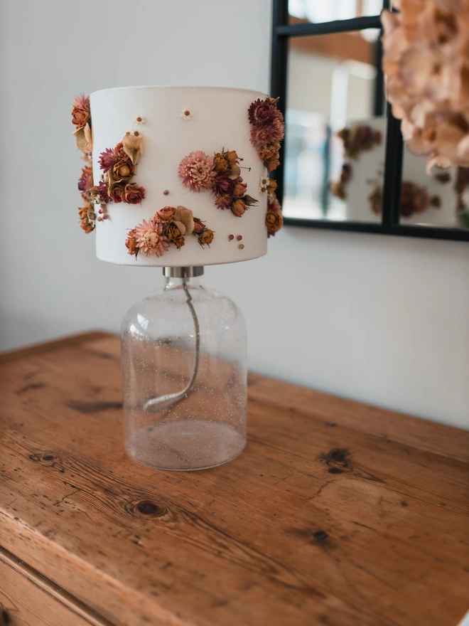 Floral lampshade