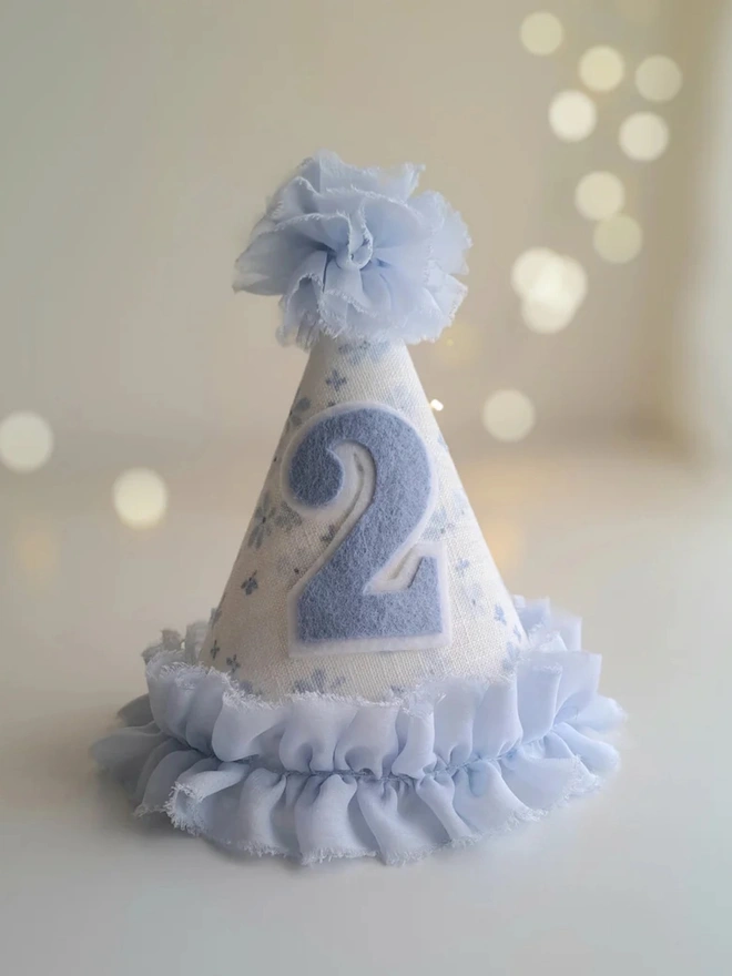 Forget Me Not Party Hat