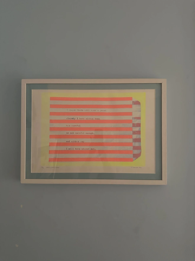 'Inevitabilities' A2 Screenprint Wall Art Original 'Inevitabilities' A2 Screenprint Wall Art Original 
