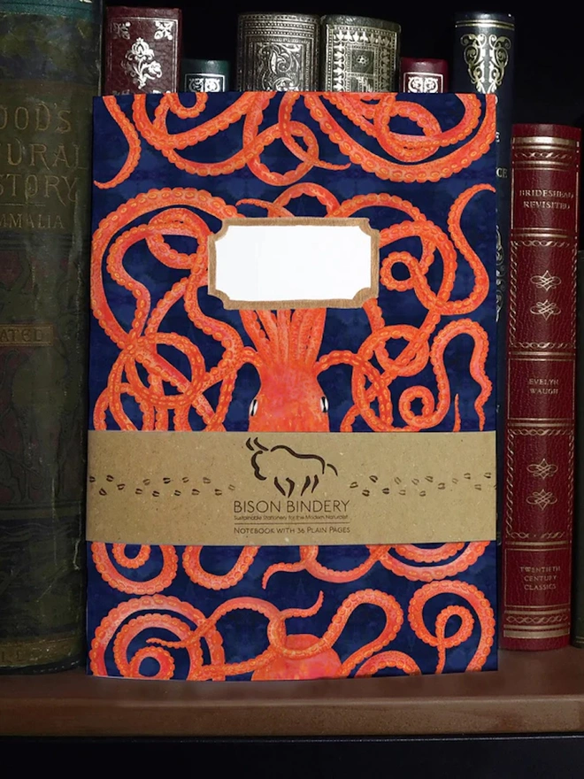 Octopoda Octopus Print Notebook