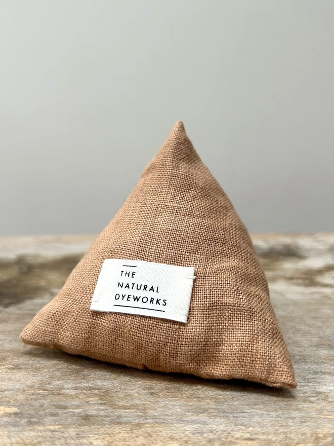 Clay linen lavender bag